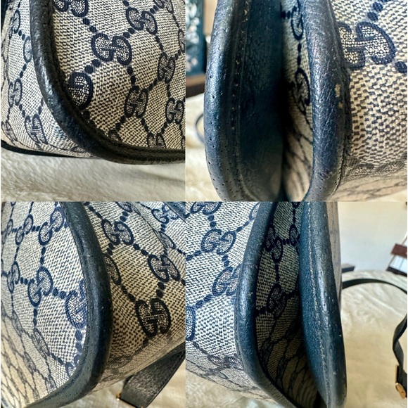 Gucci Navy PVC Crossbody Bag - Picture 13 of 16